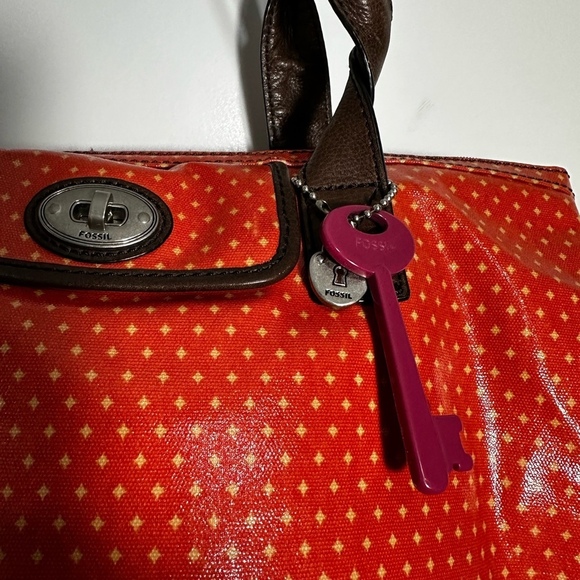 Fossil Key-Per Tote Bag Polka Dot - Picture 2 of 10